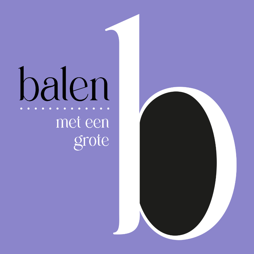 Gezakt balen met een grote B - Geslaagd kaarten Geslaagd kaarten - Gezakt balen met een grote B