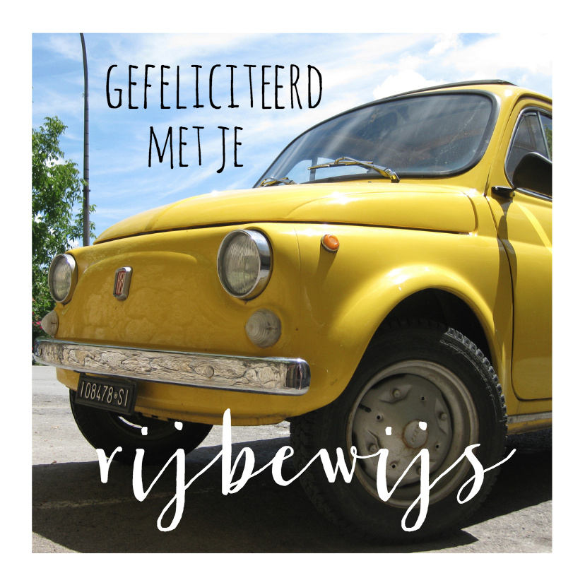 Hoera RIJBEWIJS - Geslaagd kaarten Geslaagd kaarten - Hoera RIJBEWIJS