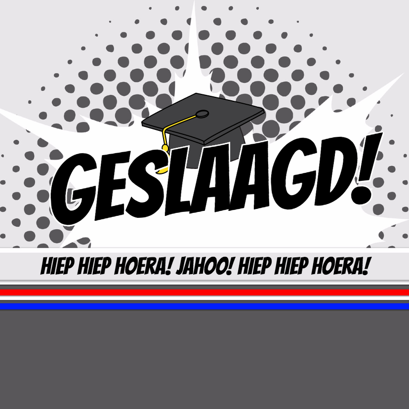 Knallend geslaagd! - BK - Geslaagd kaarten Geslaagd kaarten - Knallend geslaagd! - BK