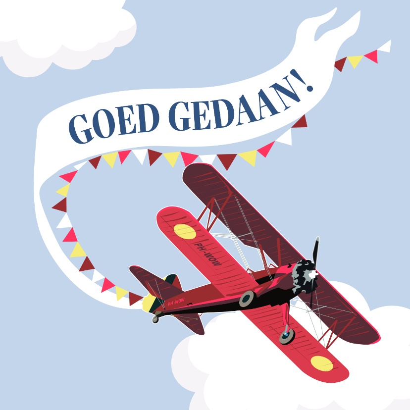 Geslaagd kaarten - PhD felicitatiekaart 'Goed gedaan'
