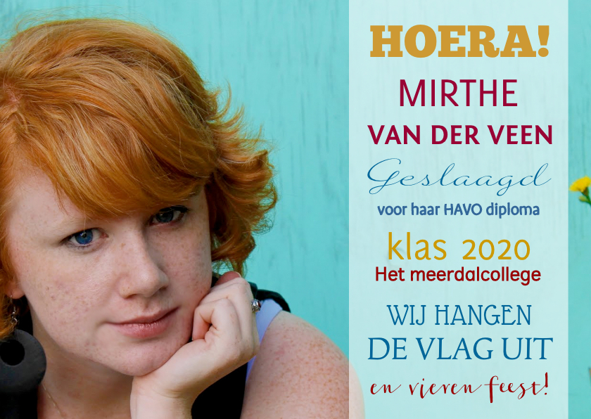Typografie feestkaart - Geslaagd kaarten Geslaagd kaarten - Typografie feestkaart