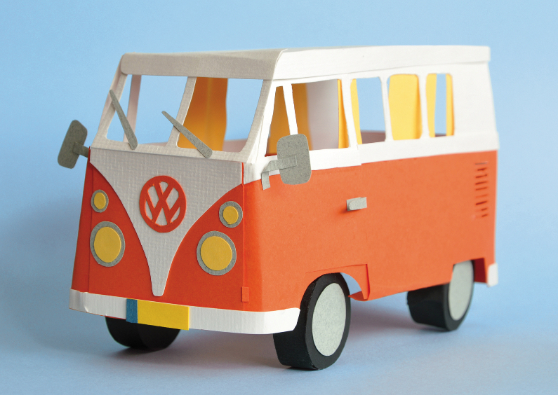 Volkswagenbusje - Geslaagd kaarten Geslaagd kaarten - Volkswagenbusje