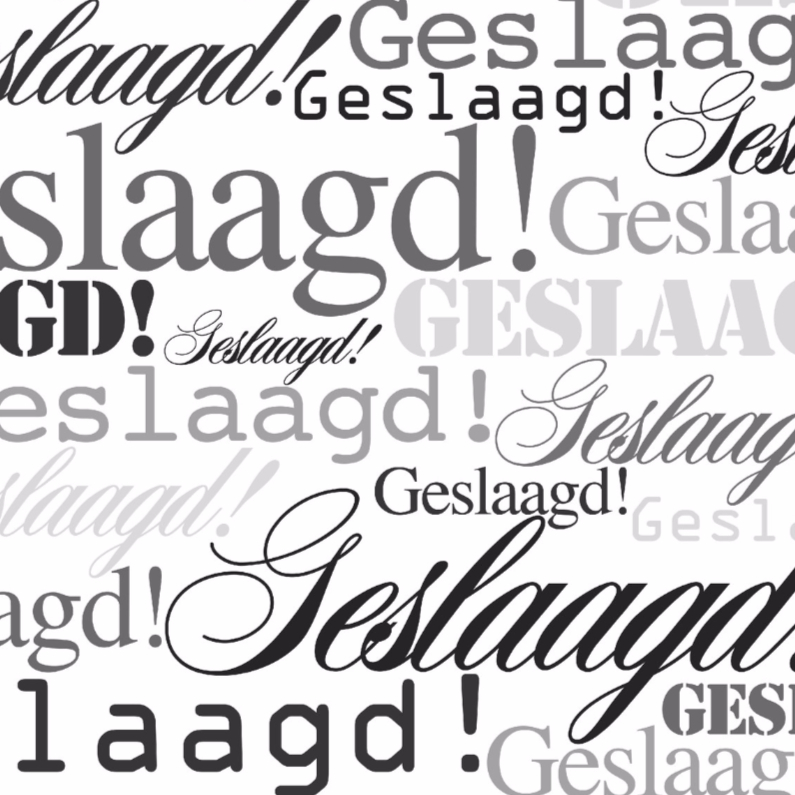 Woorden - Geslaagd! - BK - Geslaagd kaarten Geslaagd kaarten - Woorden - Geslaagd! - BK