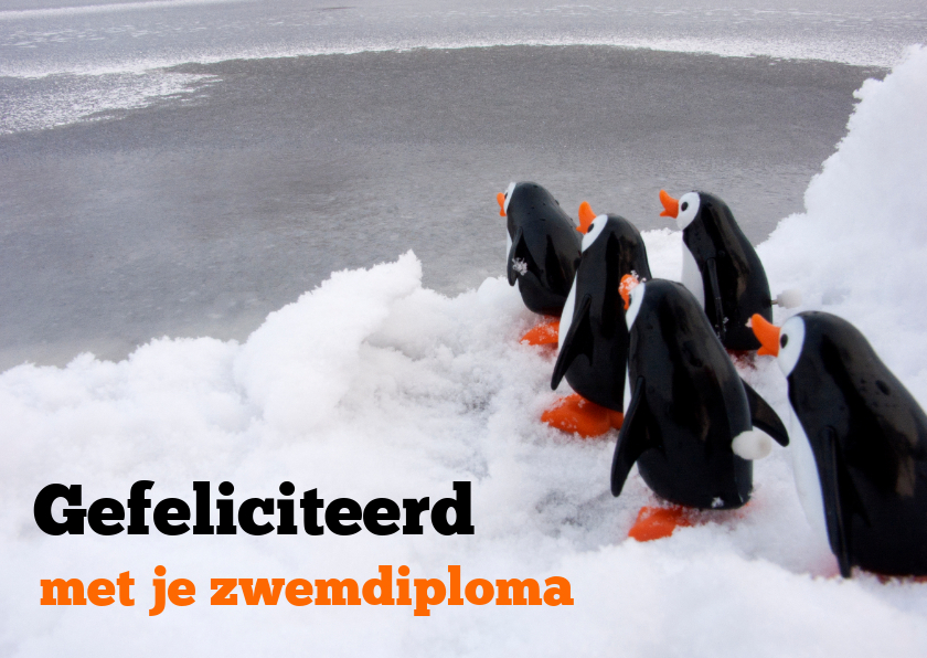 Zwemdiploma - fotokaart - Geslaagd kaarten Geslaagd kaarten - Zwemdiploma - fotokaart