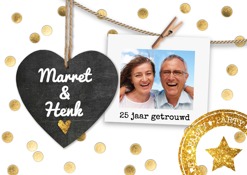 25 jaar getrouwd hou - Jubileumkaarten Jubileumkaarten - 25 jaar getrouwd hou