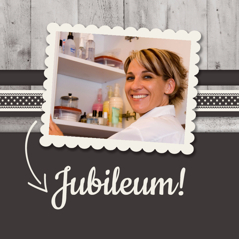 Antraciet Jubileum - BK - Jubileumkaarten Jubileumkaarten - Antraciet Jubileum - BK