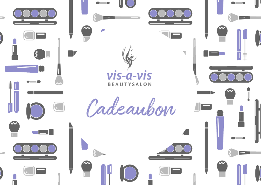 Cadeaubon zakelijk zzp beauty make-up liggend - Kaarten mailing Kaarten mailing - Cadeaubon zakelijk zzp beauty make-up liggend