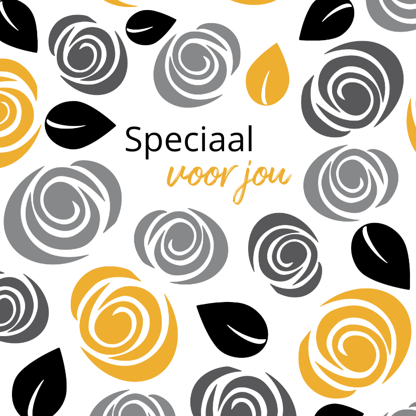 Cadeaubon zakelijk zzp bloemen patroon - Kaarten mailing Kaarten mailing - Cadeaubon zakelijk zzp bloemen patroon