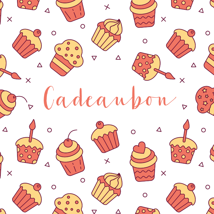Cadeaubon zakelijk zzp taarten en cupcakes - Kaarten mailing Kaarten mailing - Cadeaubon zakelijk zzp taarten en cupcakes