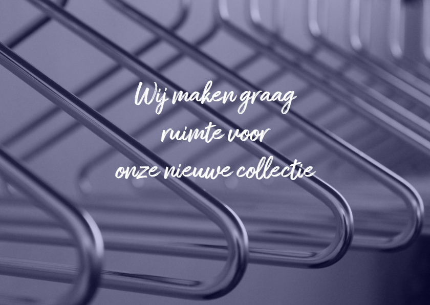 sale informeer uw klanten mode - Kaarten mailing Kaarten mailing - sale informeer uw klanten mode