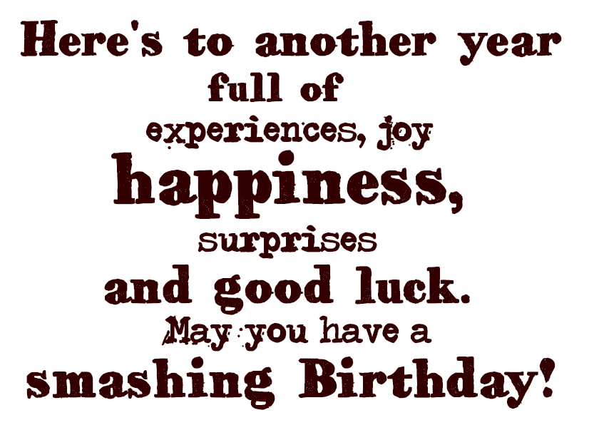 Another year full of happiness Verjaardagskaarten Kaartje2go