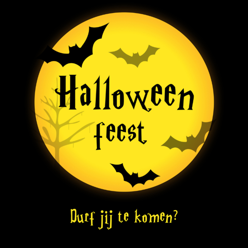 Halloween feest uitnodiging 1