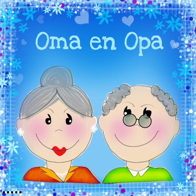 Oma en opa blauw Felicitatiekaarten Kaartje2go Oma en opa blauw Felicitatiekaarten Kaartje2go