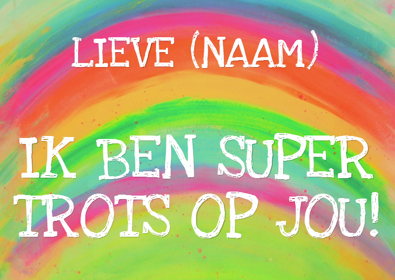 Super trots op jou - Geslaagd kaarten - Kaartje2go