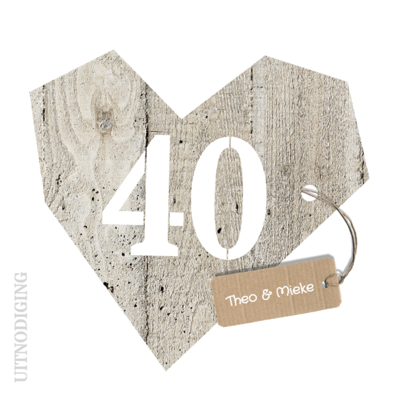 Trouwkaart 40 Jaar Trouwkaart 40 Jaar