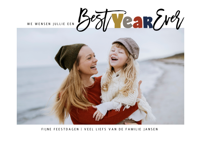 Best Year Ever kerstkaart - Kerstkaarten Kerstkaarten - Best Year Ever kerstkaart