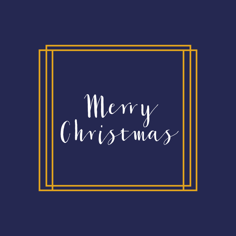 Chique moderne kerstkaart met engeltje en goud - Kerstkaarten Kerstkaarten - Chique moderne kerstkaart met engeltje en goud