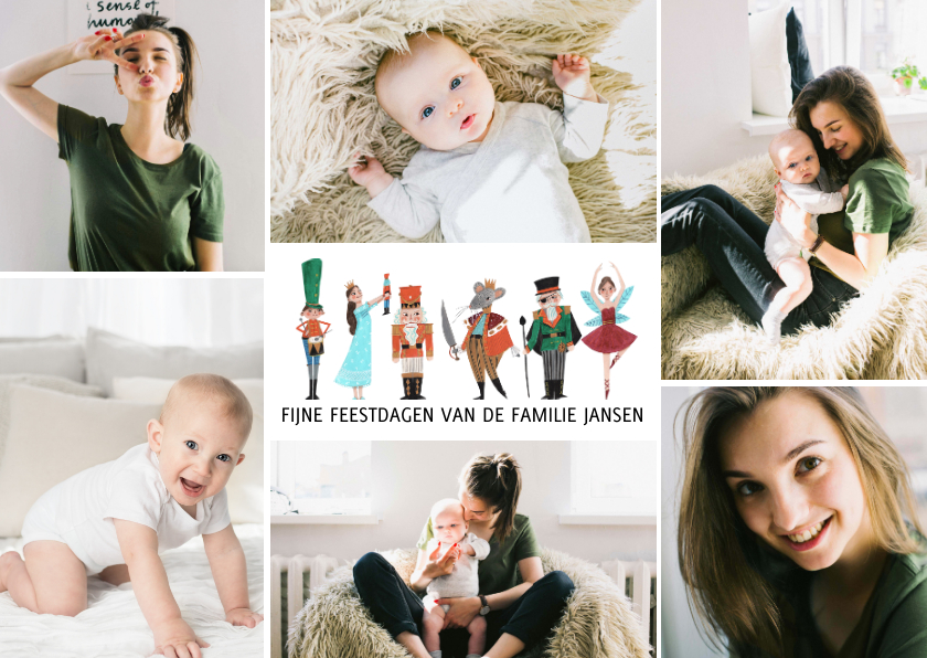 De notenkraker ballet kerstkaart - Kerstkaarten Kerstkaarten - De notenkraker ballet kerstkaart