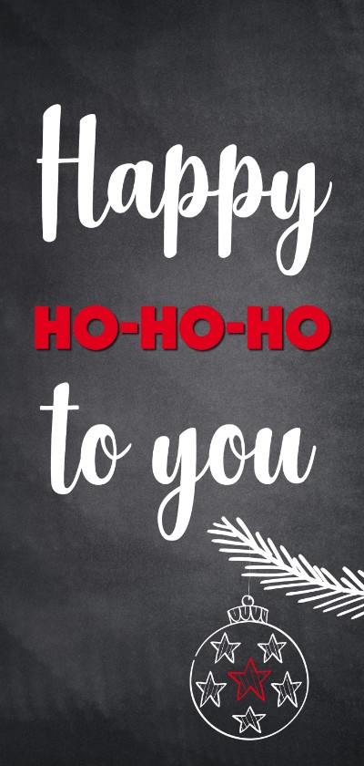 Happy ho-ho-ho to you - Kerstkaarten Kerstkaarten - Happy ho-ho-ho to you