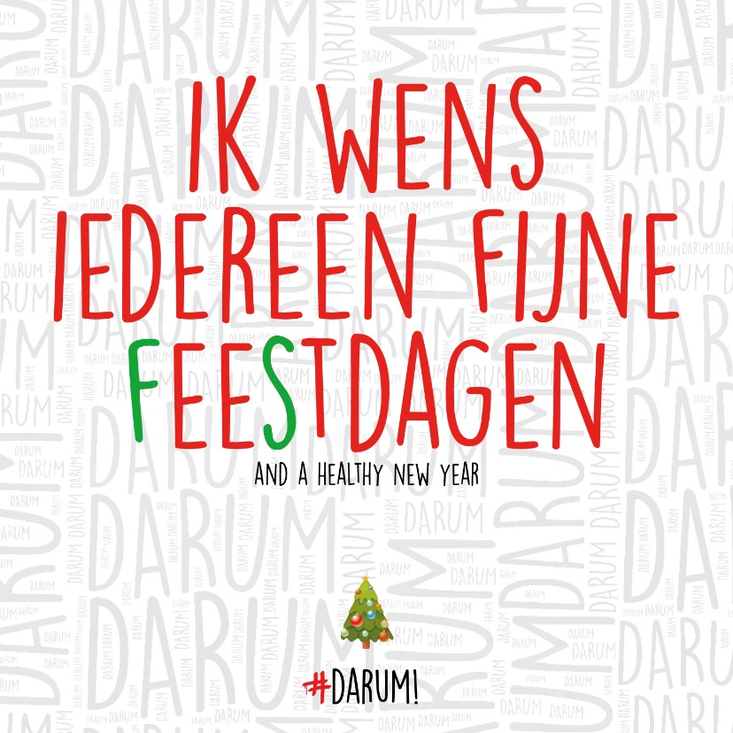 Ik wens iedereen fijne (f)ee(s)tdagen - Kerstkaarten Kerstkaarten - Ik wens iedereen fijne (f)ee(s)tdagen
