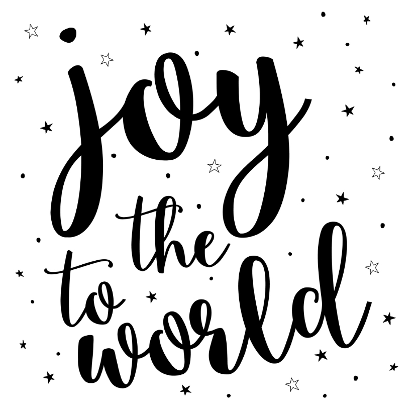 Joy to the World - Kerst - Kerstkaarten Kerstkaarten - Joy to the World - Kerst