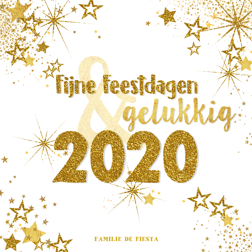 Kerst en nieuwjaars kaart moderne kaart goud vuurwerk - Kerstkaarten Kerstkaarten - Kerst en nieuwjaars kaart moderne kaart goud vuurwerk