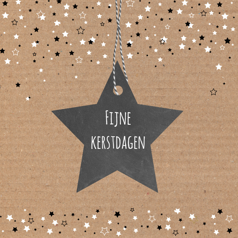 Kerst - Karton, sterren - Kerstkaarten Kerstkaarten - Kerst - Karton, sterren