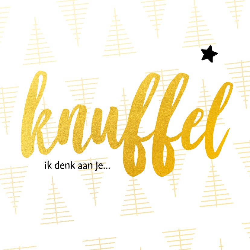 Kerst - knuffel ik denk aan jou - Kerstkaarten Kerstkaarten - Kerst - knuffel ik denk aan jou