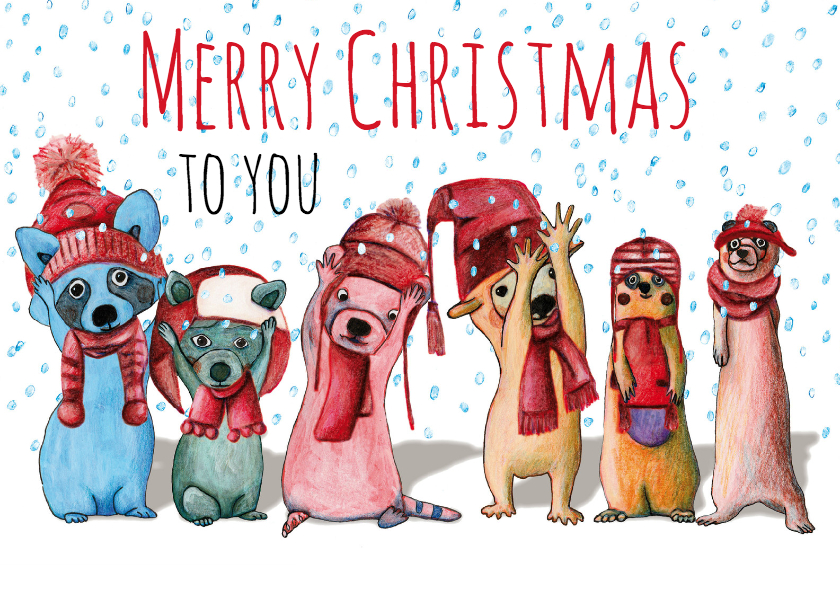 kerst-merry christmas-KK - Kerstkaarten Kerstkaarten - kerst-merry christmas-KK