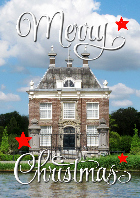Kerst verhuiskaart staand - Kerstkaarten Kerstkaarten - Kerst verhuiskaart staand