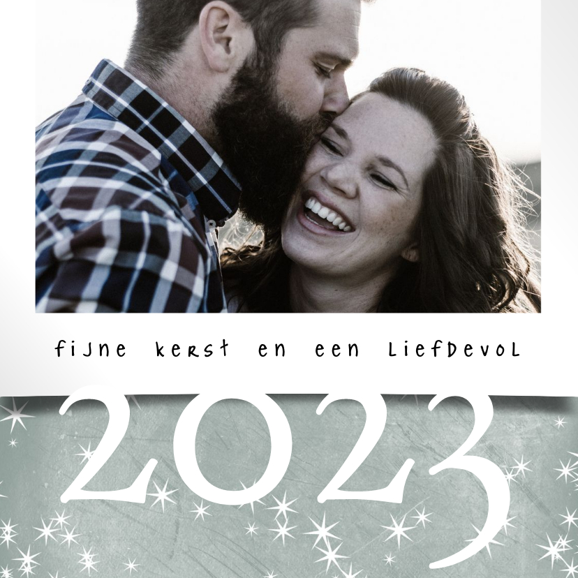 Kerstkaart 2022-2023, met grote foto - Kerstkaarten Kerstkaarten - Kerstkaart 2022-2023, met grote foto