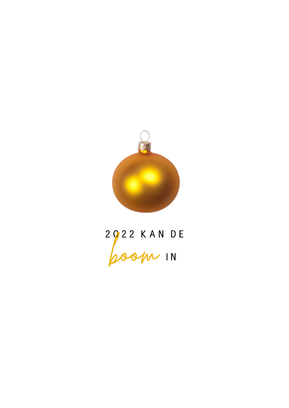 Kerstkaart - 2022 kan de boom in - Kerstkaarten Kerstkaarten - Kerstkaart - 2022 kan de boom in