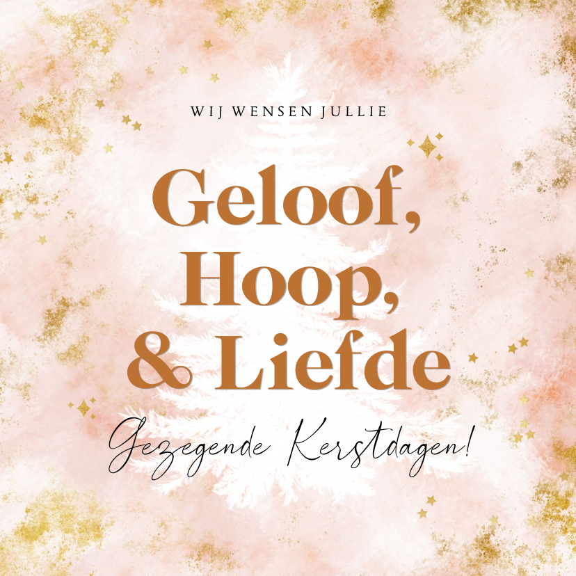 Kerstkaart christelijk schilderachtig goud silhouet - Kerstkaarten Kerstkaarten - Kerstkaart christelijk schilderachtig goud silhouet