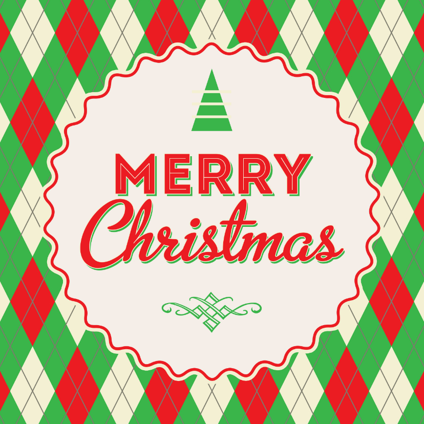 Kerstkaart CliniClowns Ruiten - Kerstkaarten Kerstkaarten - Kerstkaart CliniClowns Ruiten