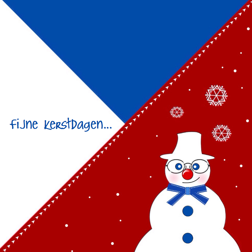Kerstkaart CliniClowns rwb 2a - Kerstkaarten Kerstkaarten - Kerstkaart CliniClowns rwb 2a