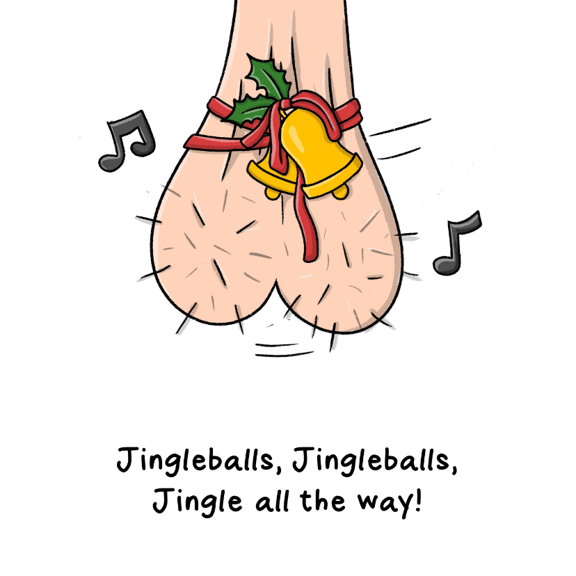 Kerstkaarten - Kerstkaart jingleballs kaart