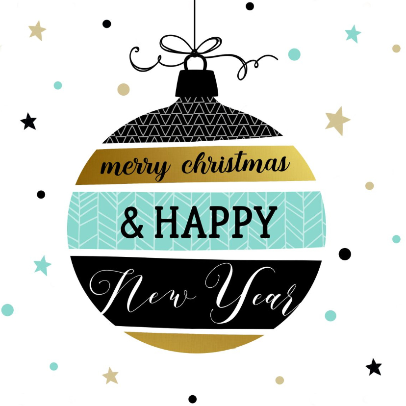 Kerstkaart kerstbal patroon - Kerstkaarten Kerstkaarten - Kerstkaart kerstbal patroon