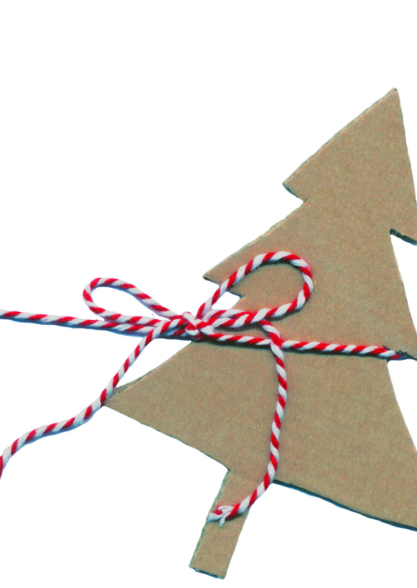 Kerstkaart kerstboom label - Kerstkaarten Kerstkaarten - Kerstkaart kerstboom label