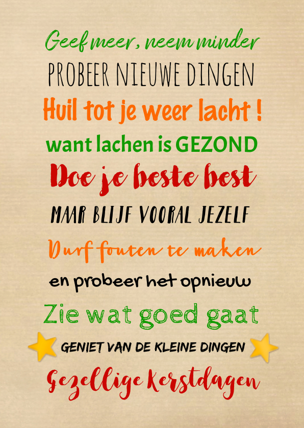 Kerstkaart kraft spreuken - Kerstkaarten Kerstkaarten - Kerstkaart kraft spreuken