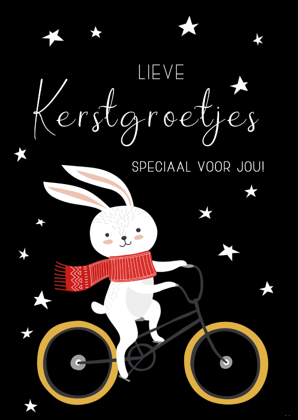 Kerstkaart Lieve kerstgroetjes - Kerstkaarten Kerstkaarten - Kerstkaart Lieve kerstgroetjes