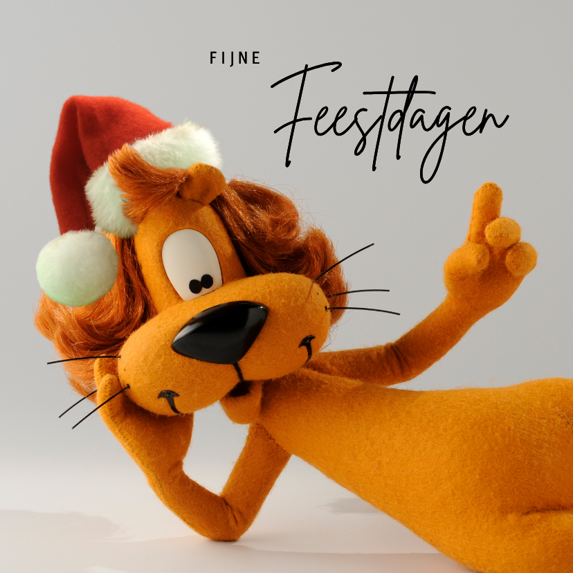 Kerstkaart Loeki de kerstman - Kerstkaarten Kerstkaarten - Kerstkaart Loeki de kerstman