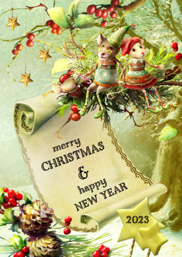 Kerstkaarten - Kerstkaart - Lovely Christmas Card 2023