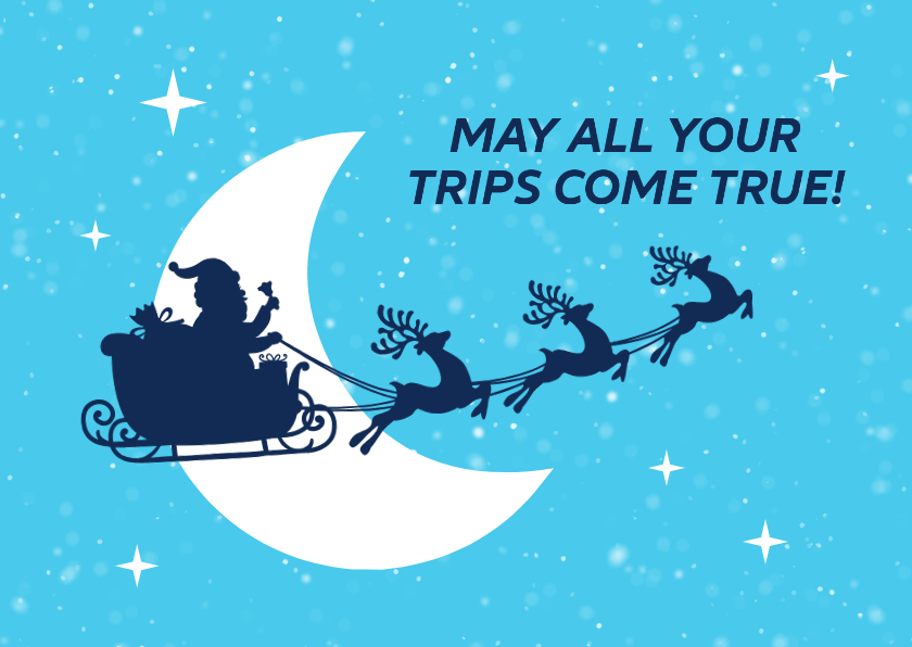 Kerstkaart may all your trips come true arrenslee - Kerstkaarten Kerstkaarten - Kerstkaart may all your trips come true arrenslee