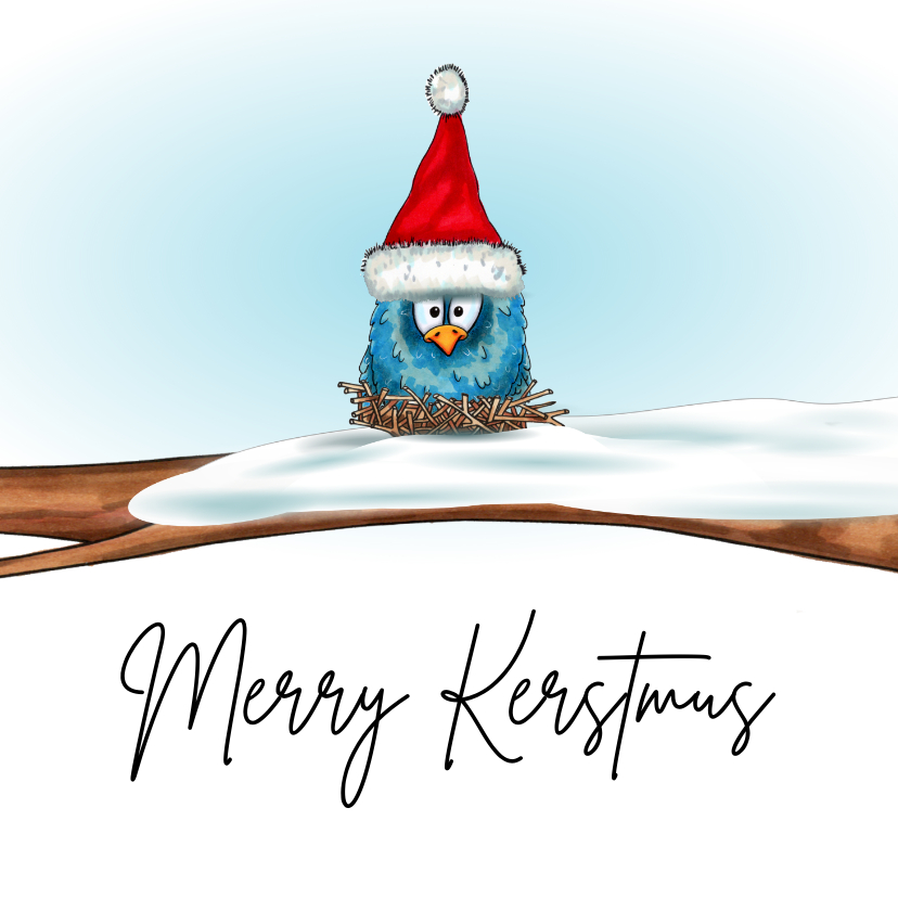 Kerstkaart merry kerstmus - Kerstkaarten Kerstkaarten - Kerstkaart merry kerstmus