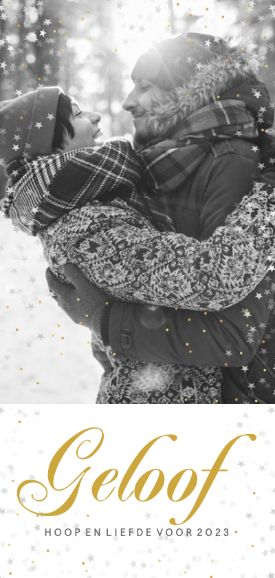 Kerstkaart met een liefdevolle foto - Kerstkaarten Kerstkaarten - Kerstkaart met een liefdevolle foto