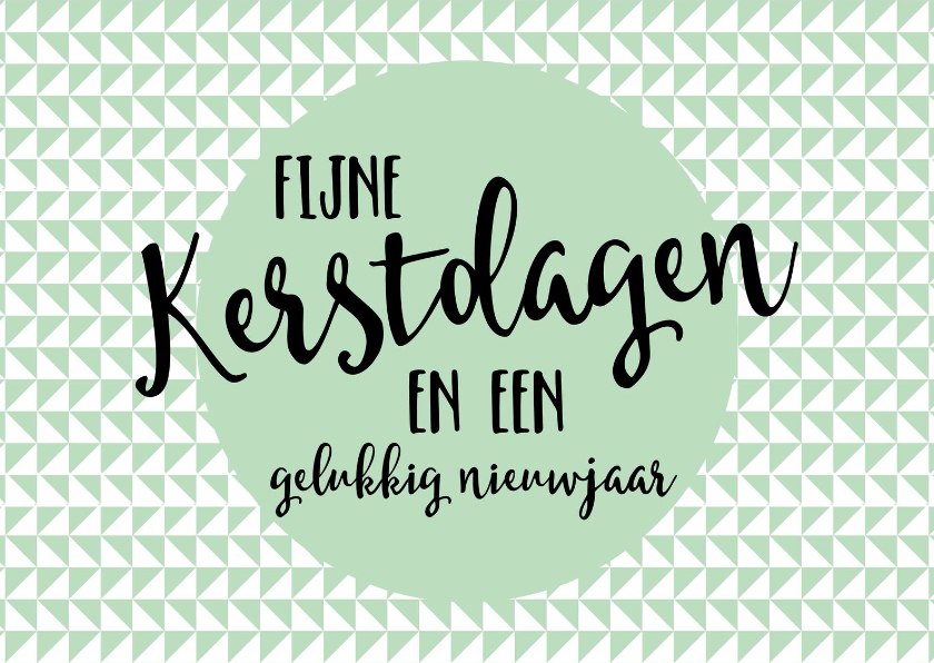 Kerstkaart Mint - WW - Kerstkaarten Kerstkaarten - Kerstkaart Mint - WW