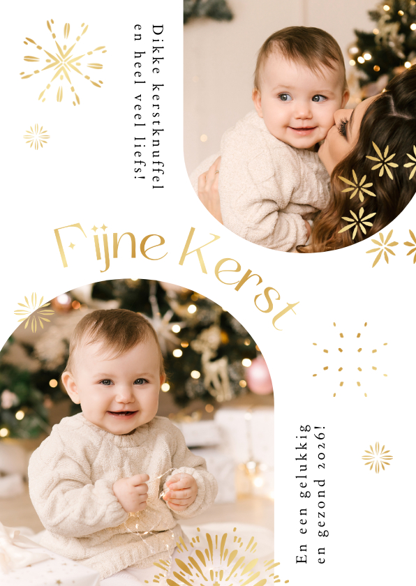 Kerstkaart modern foto vuurwerk fijne kerst goud - Kerstkaarten Kerstkaarten - Kerstkaart modern foto vuurwerk fijne kerst goud