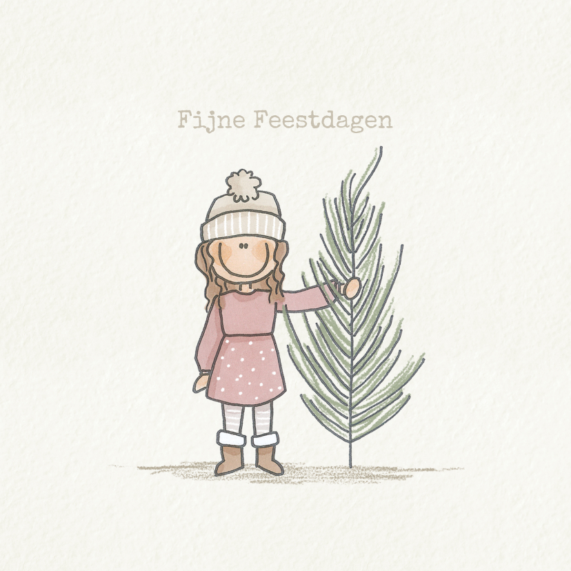 Kerstkaart mooie kerstboom - Kerstkaarten Kerstkaarten - Kerstkaart mooie kerstboom