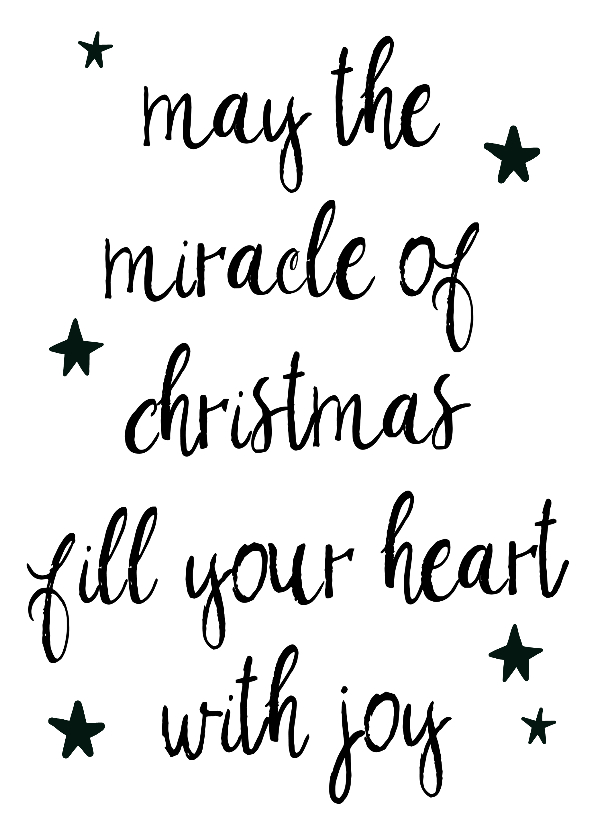 Kerstkaart scandinavisch met quote - Kerstkaarten Kerstkaarten - Kerstkaart scandinavisch met quote