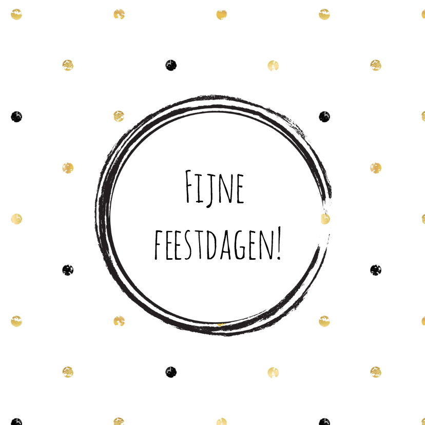 Kerstkaart stippen - Kerstkaarten Kerstkaarten - Kerstkaart stippen